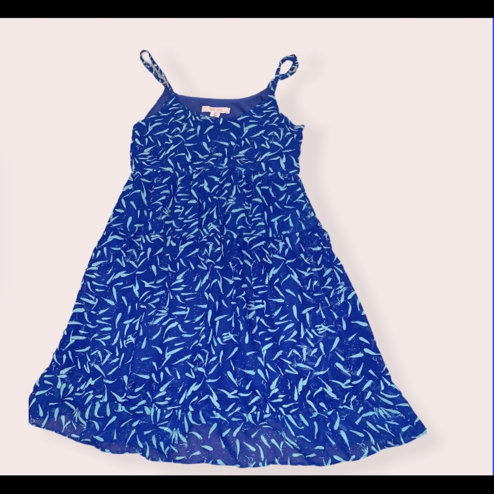 blue flowy dress ✨